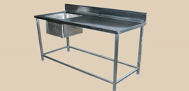 Work Table With Sink Manufacturer Supplier Wholesale Exporter Importer Buyer Trader Retailer in Vadodara Gujarat India